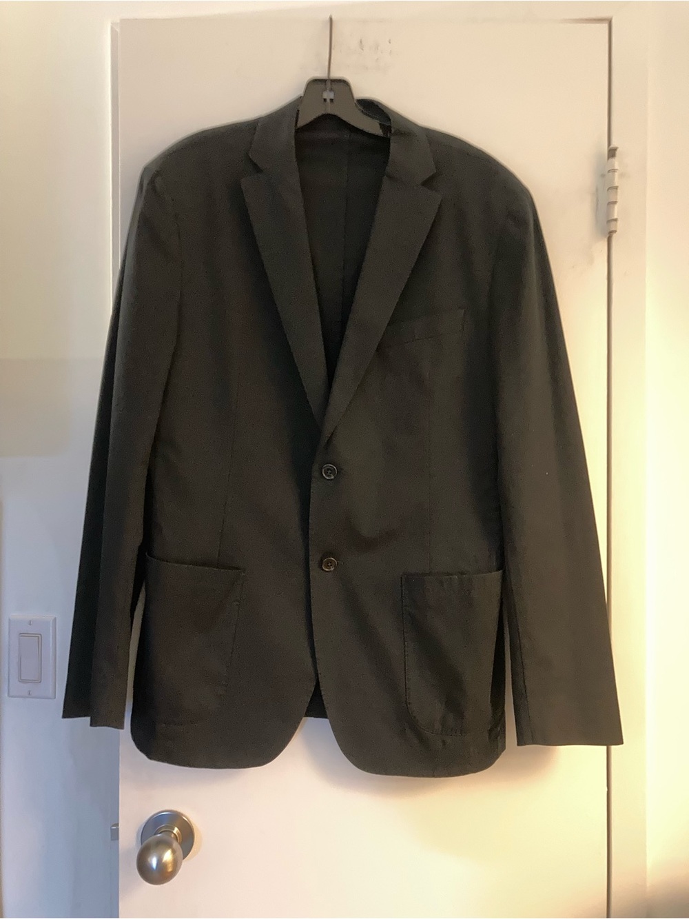 Todd Snyder Black Summer 2 Button Blazer Jacket 40 Mayfair Slim Fit